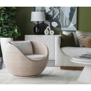 Solimar Rattan Swivel Chair