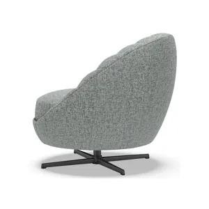 Artistica Upholstery Lucille Swivel Chair - Charcoal Base