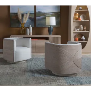 Artistica Upholstery Ingrid Woven Swivel Chair