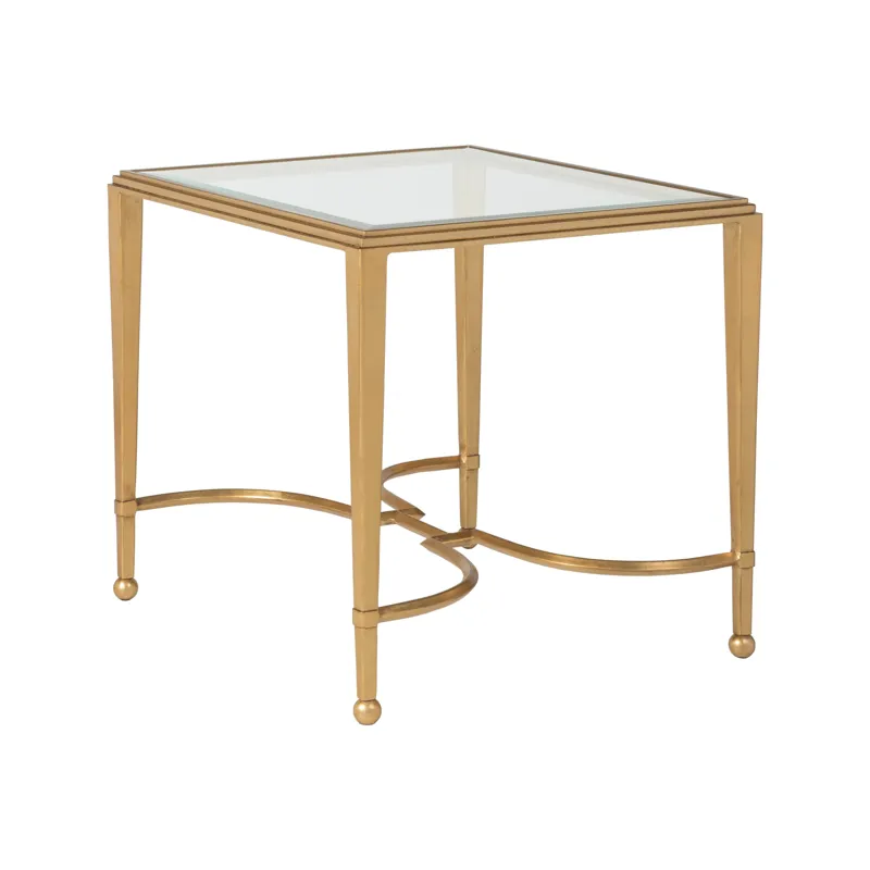 Metal Designs Sangiovese Rectangular End Table