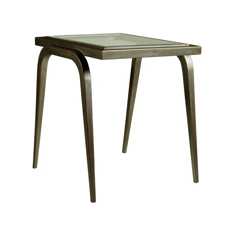 Metal Designs Mitchum Rectangular End Table