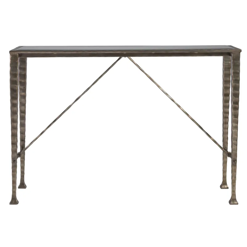 Signature Designs Cortona Console With Glass Top
