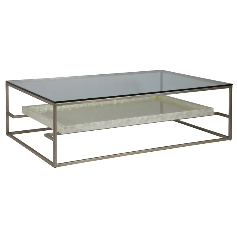Signature Designs Cumulus Capiz Large Rectangular Cocktail Table