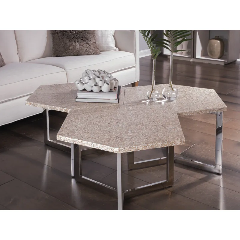 Signature Designs Inamorata Hexagonal Cluster Bunching Table