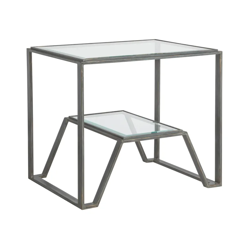 Metal Designs Byron Rectangular End Table