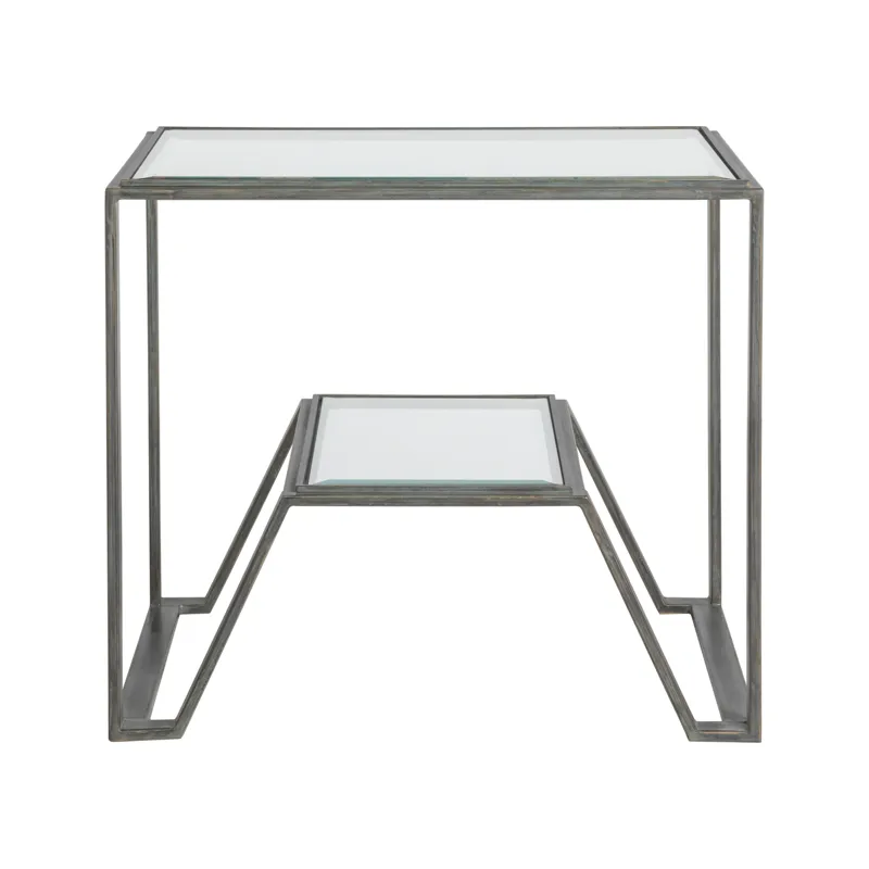 Metal Designs Byron Rectangular End Table