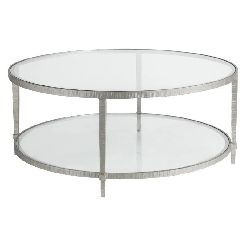 Metal Designs Claret Round Cocktail Table