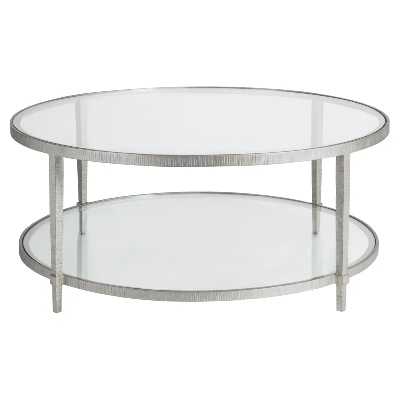 Metal Designs Claret Round Cocktail Table