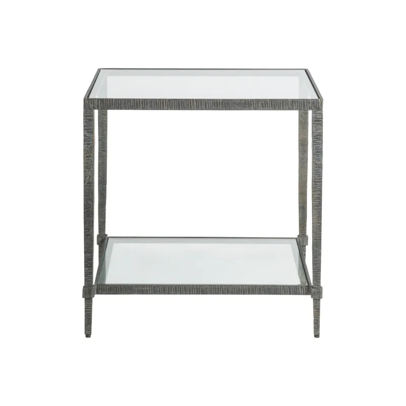 Metal Designs Claret Rectangular End Table