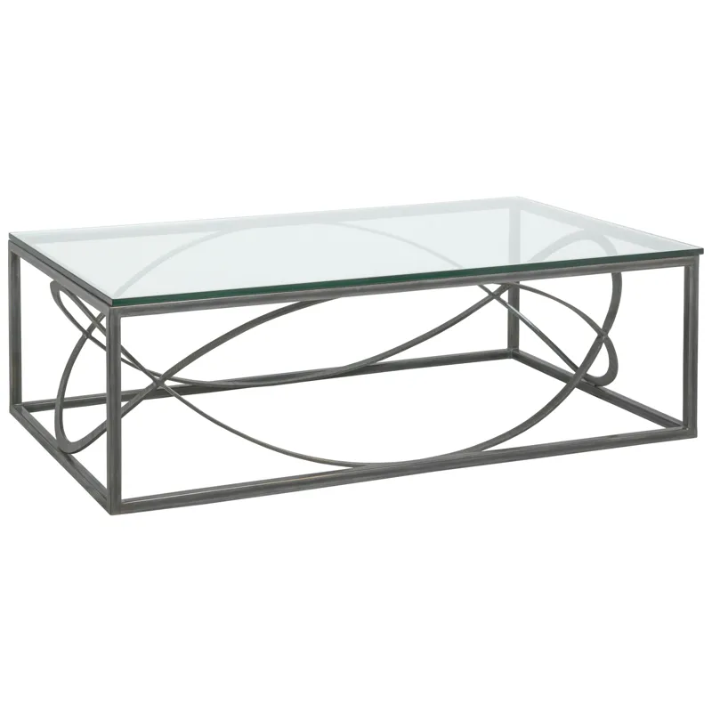 Metal Designs Ellipse Rectangular Cocktail Table