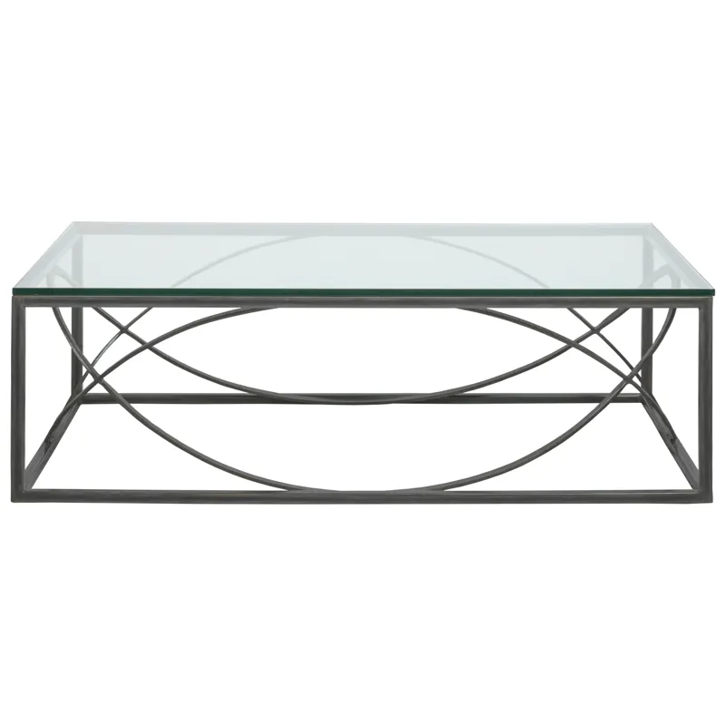 Metal Designs Ellipse Rectangular Cocktail Table