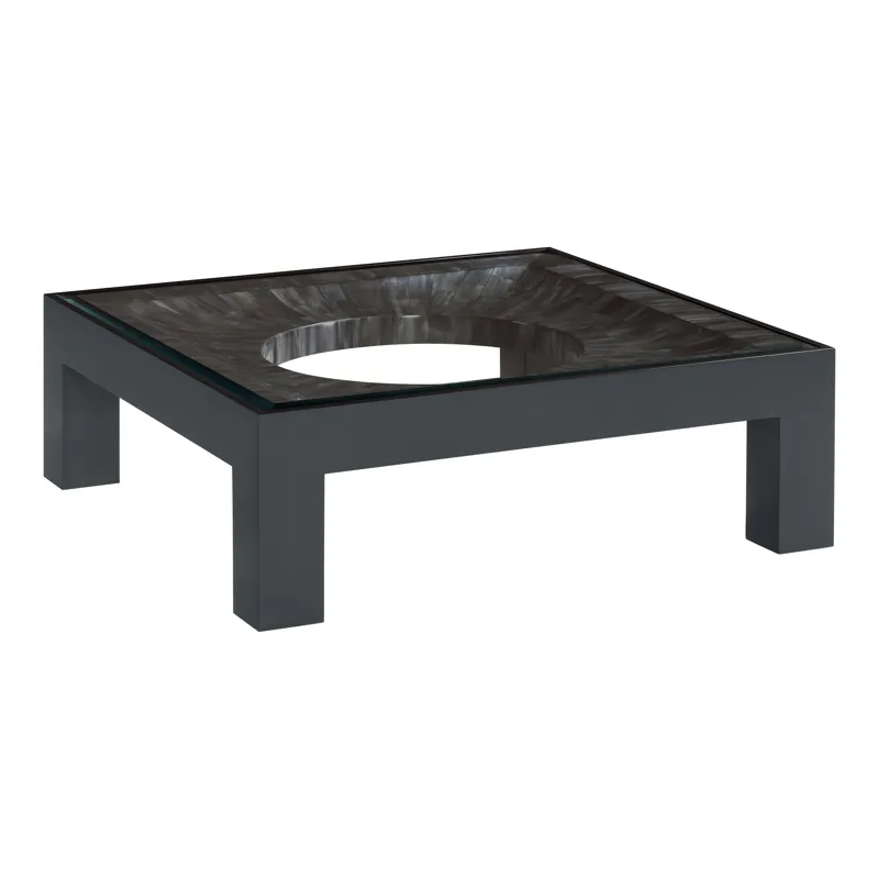 Signature Designs Elation Gray Square Cocktail Table