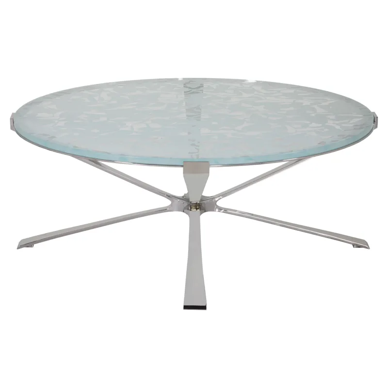 Signature Designs Snowscape Round Cocktail Table