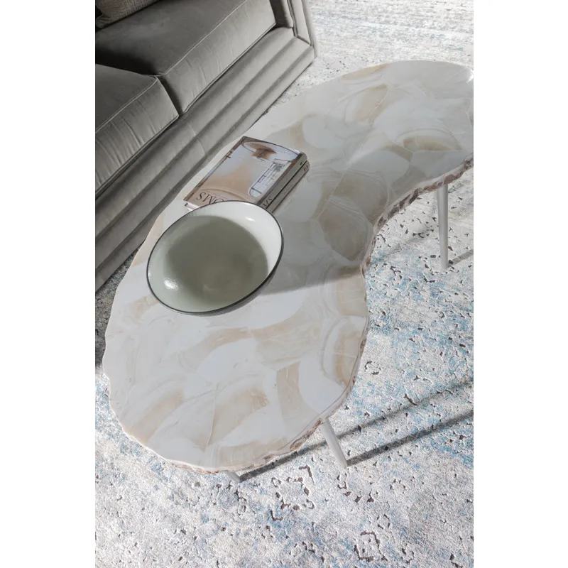 Signature Designs Seamount Kidney Cocktail Table