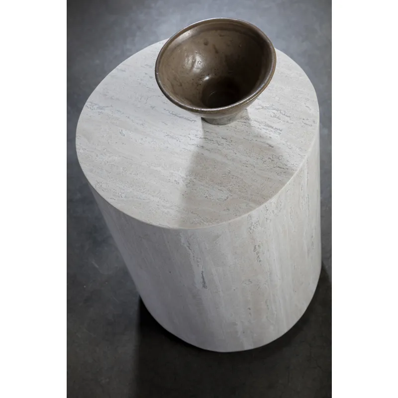 Signature Designs Cassio Round Drum Spot Table