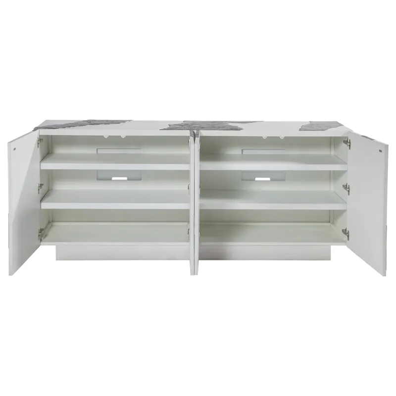 Signature Designs Contago White Media Console