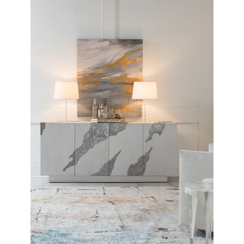 Signature Designs Contago White Media Console