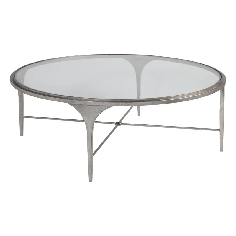 Signature Designs Porto Silver Round Cocktail Table
