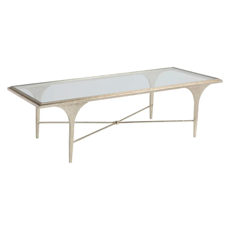 Signature Designs Porto Champagne Rectangular Cocktail Table
