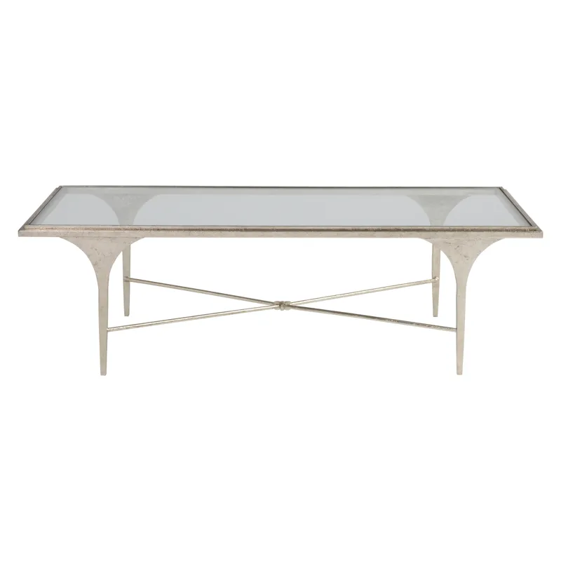 Signature Designs Porto Champagne Rectangular Cocktail Table