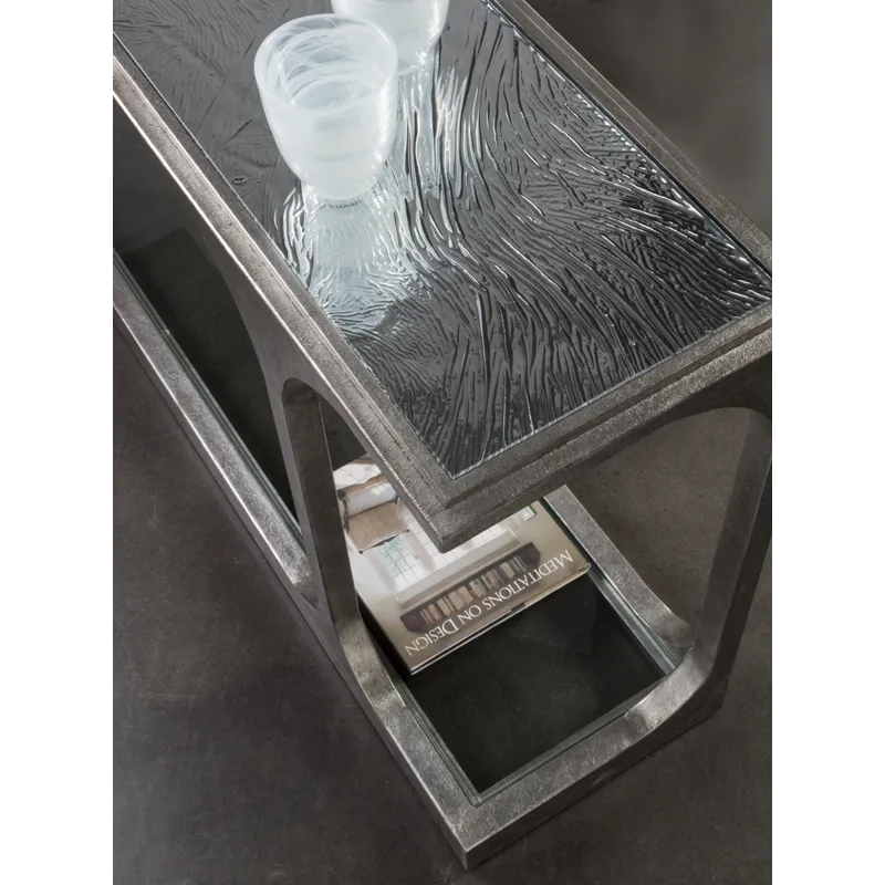 Signature Designs Bond Street Silver Sofa Table