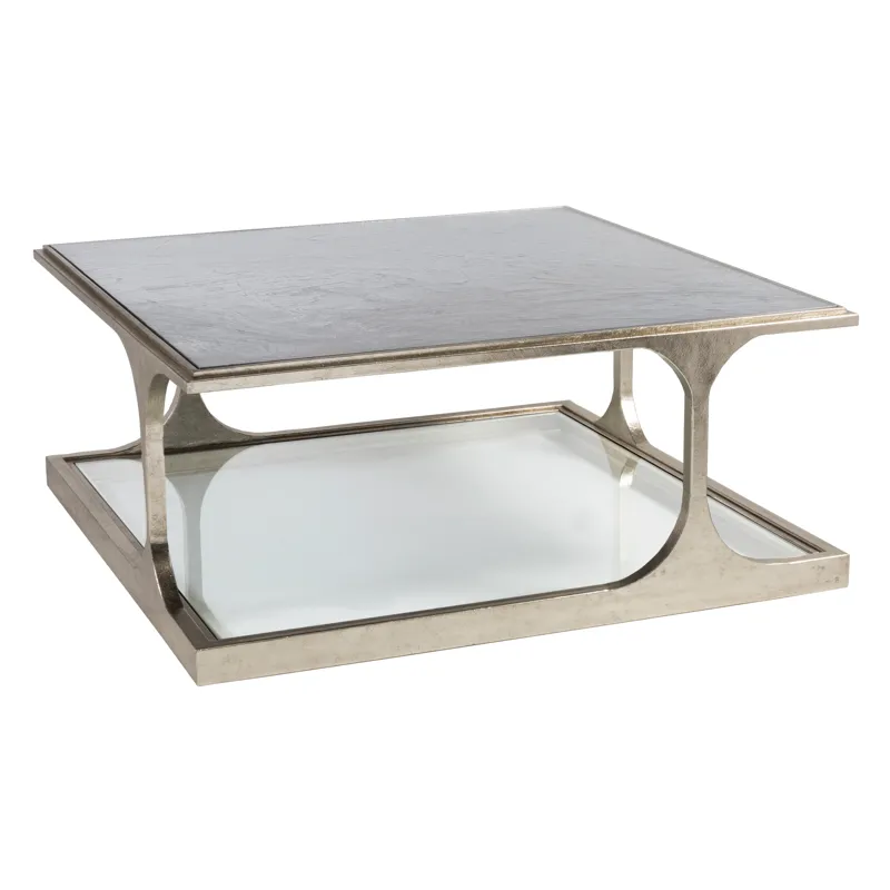 Signature Designs Bond Street Champagne Square Cocktail Table