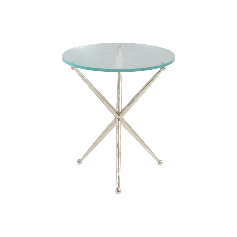 Signature Designs Marcus Champagne Round End Table
