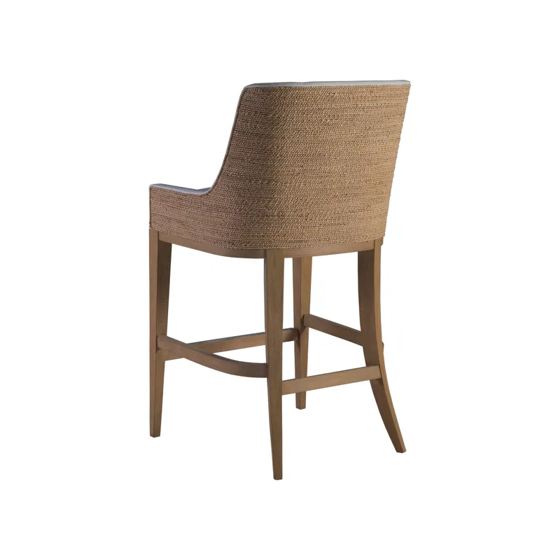Simpatico Woven Back Bar Stool