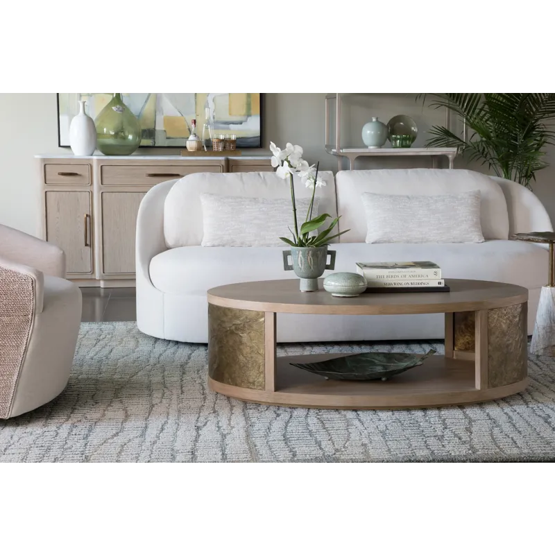 Simpatico Oval Cocktail Table