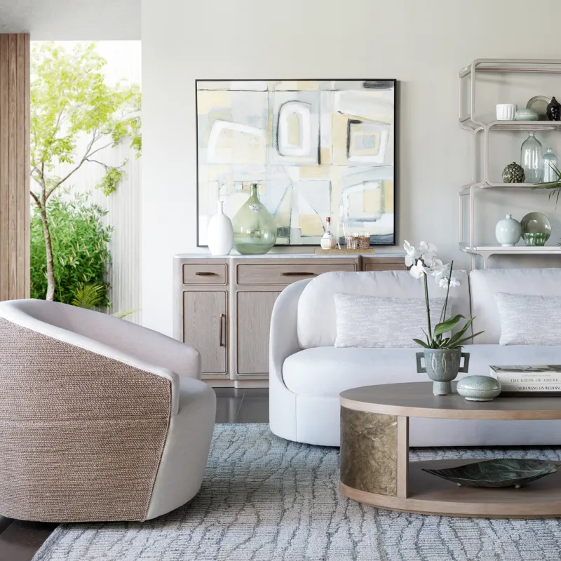 Simpatico Oval Cocktail Table