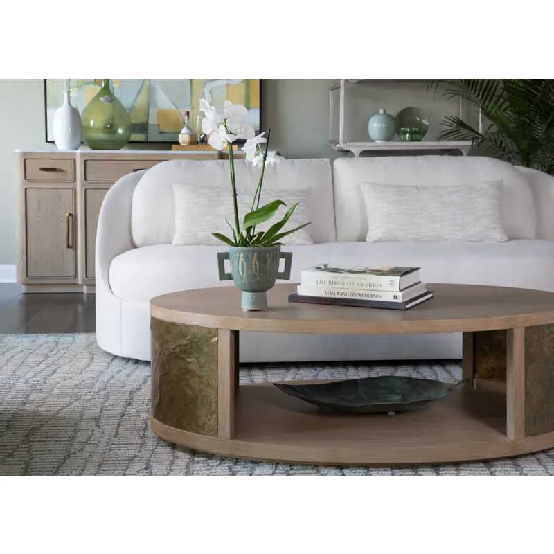 Simpatico Oval Cocktail Table