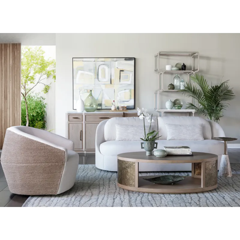 Simpatico Oval Cocktail Table