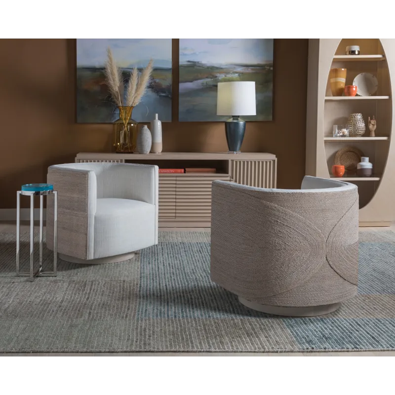 Artistica Upholstery Ingrid Woven Swivel Chair