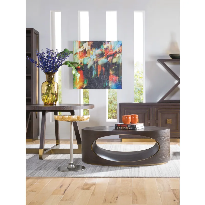 Verbatim Oval Cocktail Table