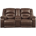 Carrarse Power Reclining Loveseat with Console