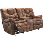 Darshmore Power Glider Reclining Loveseat with Console