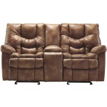Darshmore Power Glider Reclining Loveseat with Console
