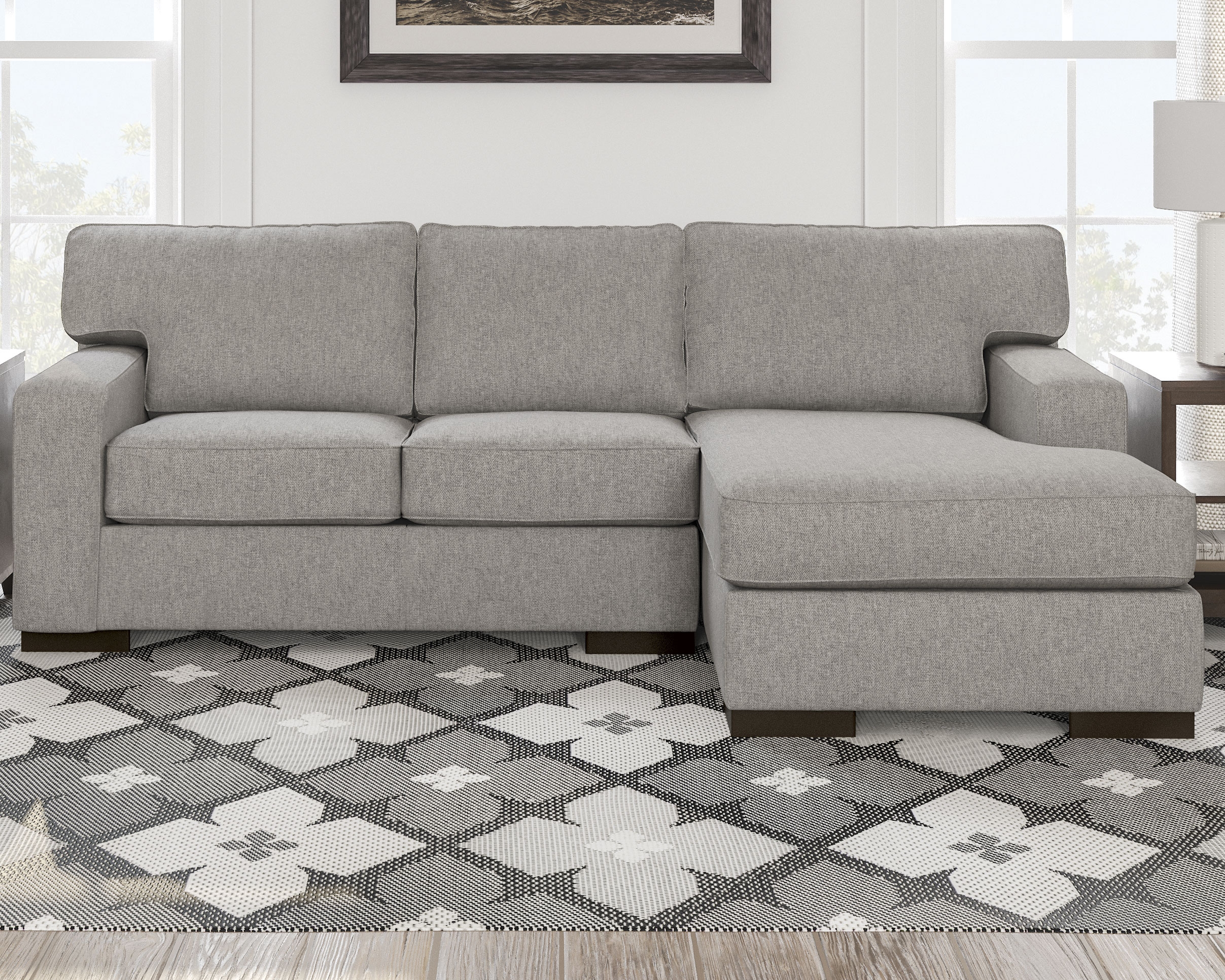 Ashlor Nuvella® 2Piece Sectional with Chaise by Ashley Furniture