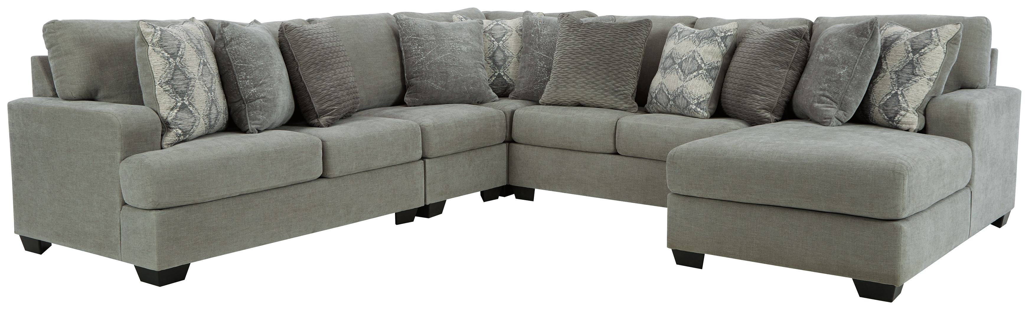 Keener 5Piece Sectional with Chaise & Ottoman 11001S2+08 at Ashley