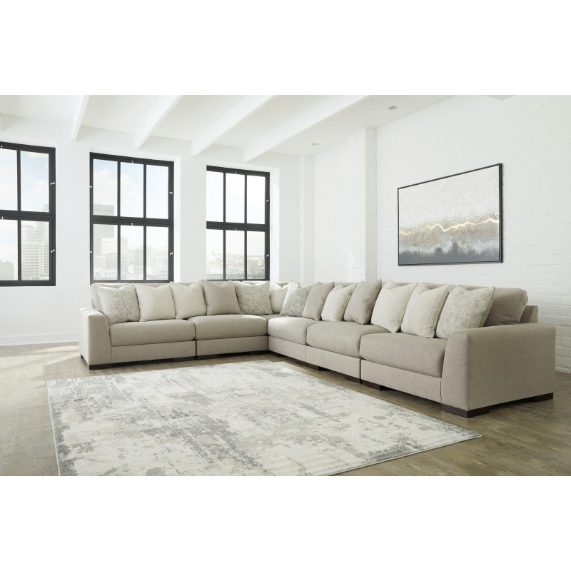 Lyndeboro 6Piece Sectional NIS641216613 by Ashley Furniture at The