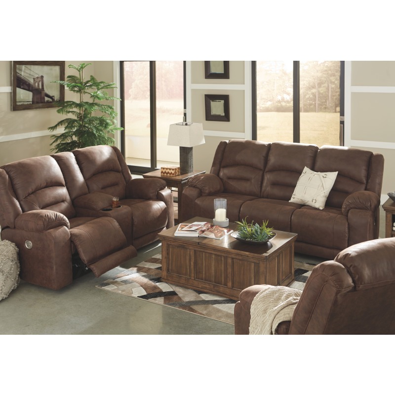 Carrarse Power Reclining Loveseat with Console