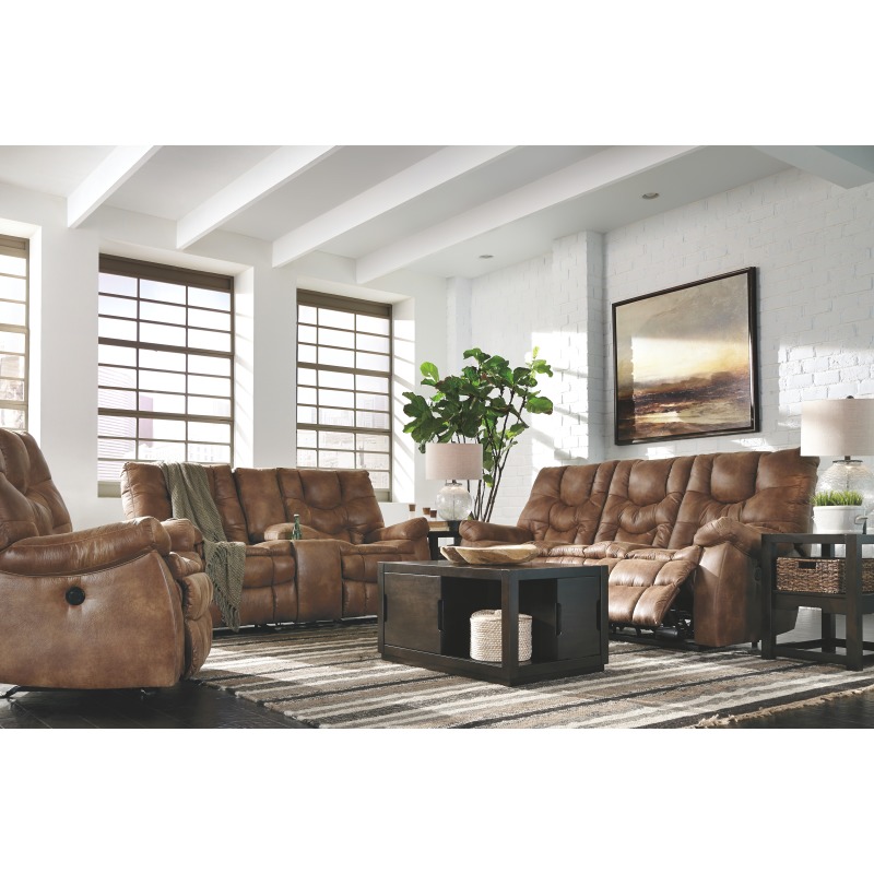 Darshmore Power Glider Reclining Loveseat with Console