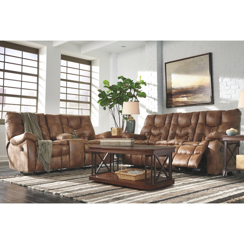 Darshmore Power Glider Reclining Loveseat with Console
