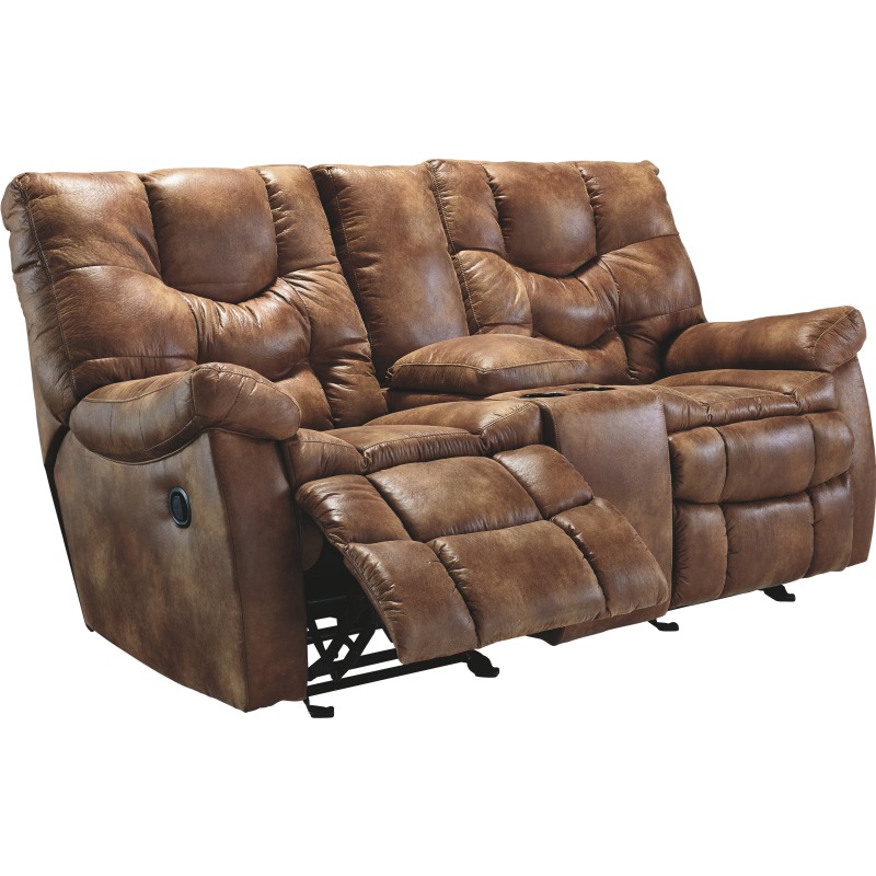 Darshmore Power Glider Reclining Loveseat with Console