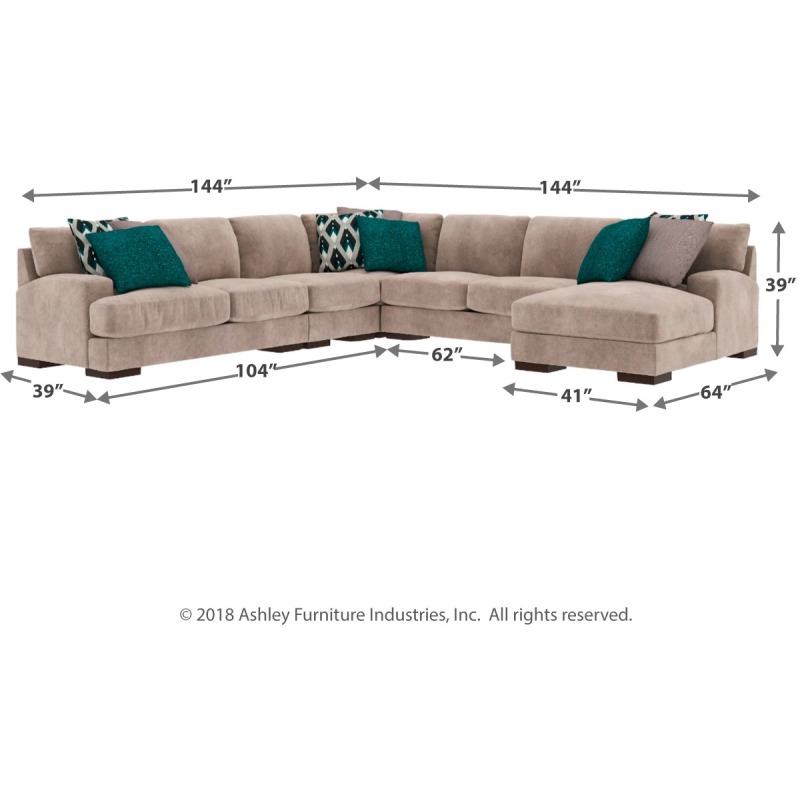 Bardarson 5-Piece Sectional with Chaise - 64403S6 | Ashley ...