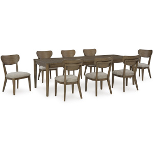 Roanhowe 9 PC Dining Set