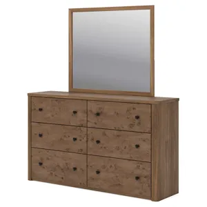 Linden Row Queen Post Panel Bed, Dresser and Mirror