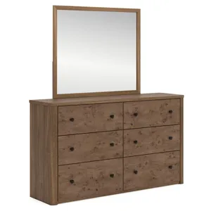 Linden Row Queen Post Panel Bed, Dresser and Mirror