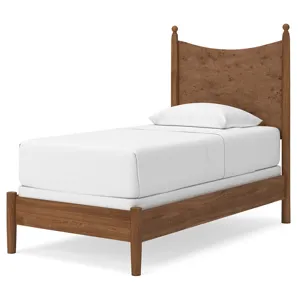 Linden Row Twin Post Panel Bed, Dresser and Mirror