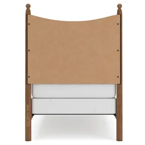 Linden Row Twin Post Panel Bed, Dresser and Mirror